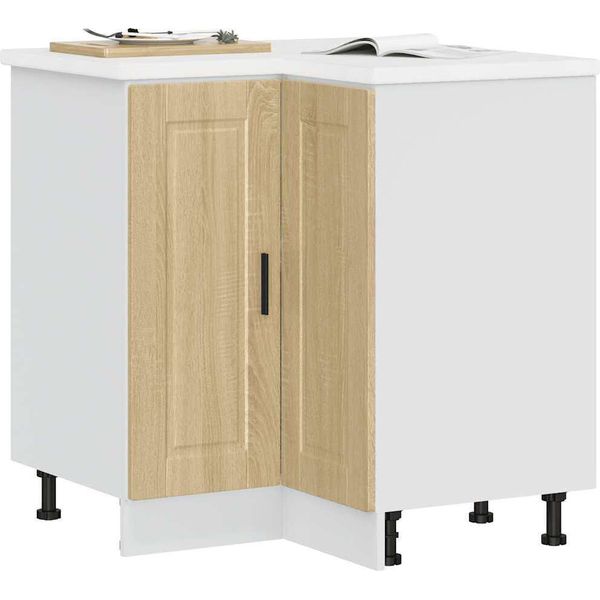 Syfax™ Base Ad Angolo Cucina Porto Rovere Sonoma In Legno Multistrato-image