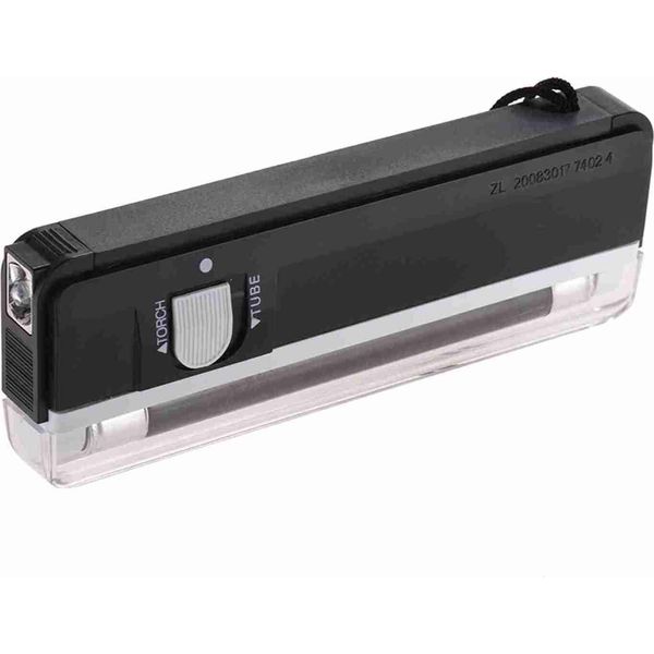 Mini Rilevatore Di Denaro Portatile 2 In 1 Con Luce Uv E Torcia Per Il Controllo Del Denaro Falso (Usd, Eur, Gbp)-image