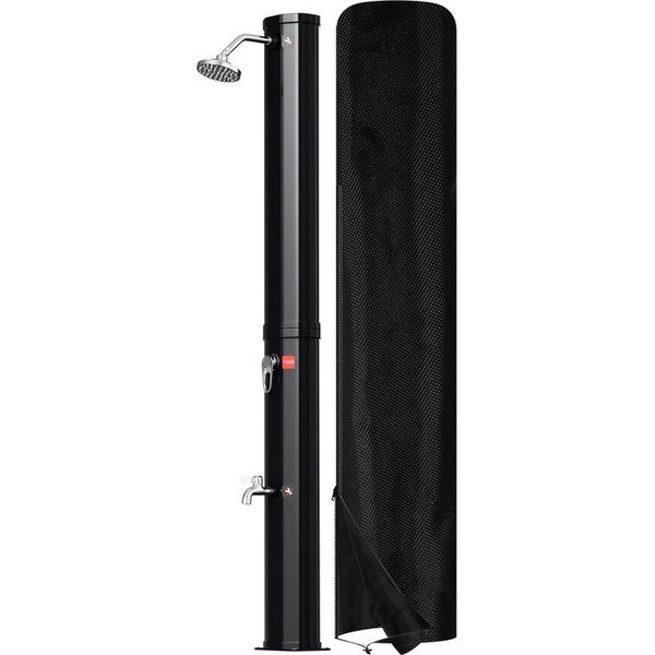 Doccia Solare Hengda 35L Con Protezione Antipioggia Doccia Estiva Con Doccia Per I Piedi Doccia Per Piscina Doccia Da Giardino Doccia A Pioggia Nera-image