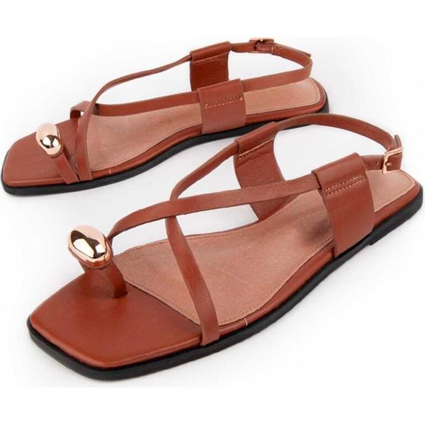 Montevita Sandalo Flache Mirea6 Braun-image