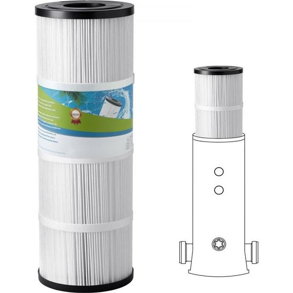 Cartuccia Filtrante Per Piscina 4,6 M² - Filtro Di Ricambio Per Hayward C500 - Cartuccia Filtrante Pleatco PA50 - Accessori Per Piscine-image