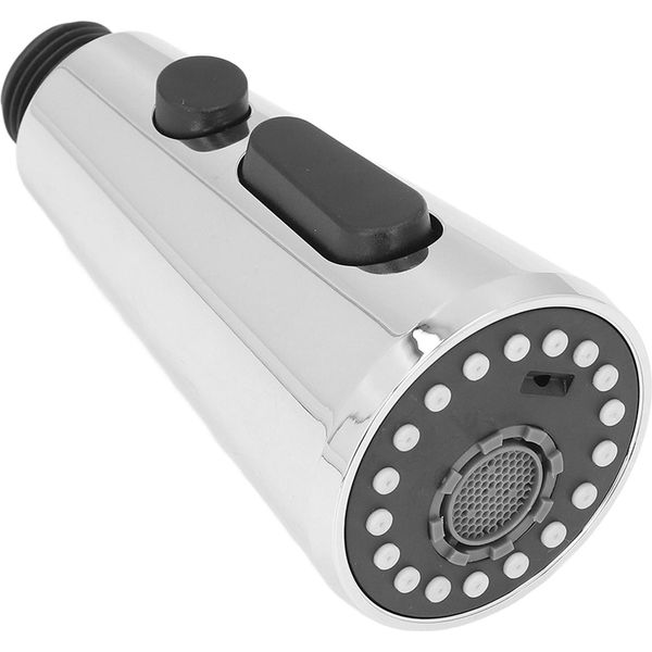 Rubinetto Testa Di Spruzzo G1/2 Nichel Spazzolato 3 Modalità In Acciaio Inox Abs Antiruggine Per Lavello Cucina-image