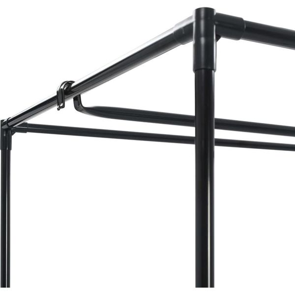 Syfax™ Armadio 2 Pz Nero 75X50X160 Cm-image
