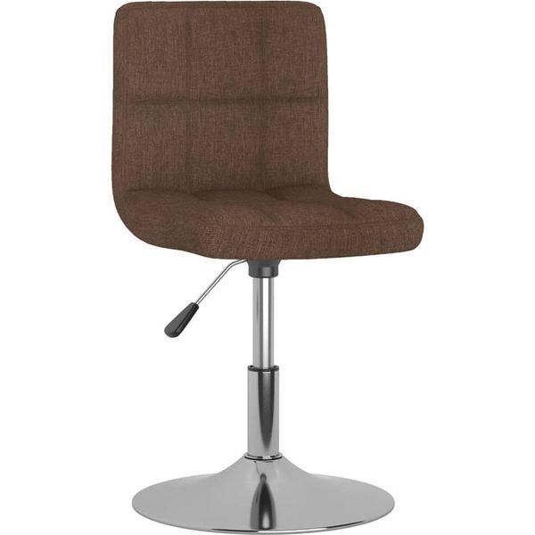 Syfax™ Sedie Da Pranzo Girevoli 4 Pz Marroni In Tessuto-image
