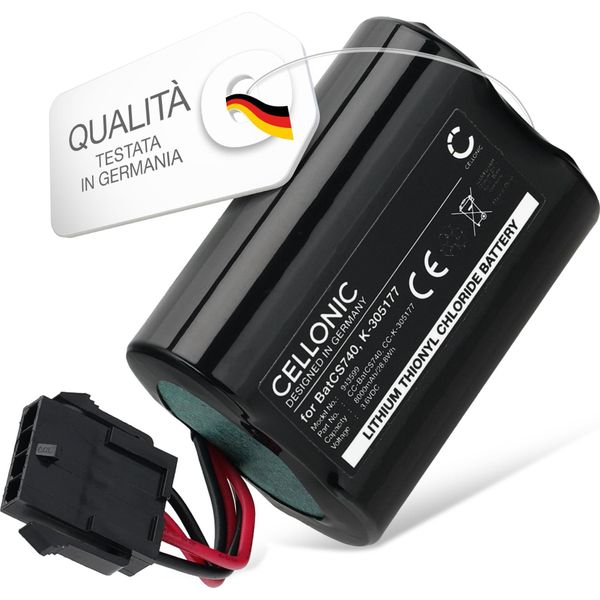 Cellonic Batteria Compatibile Con Visonic MCS-730, SR740, MCS-740 Powermax Siren, Wireless Siren, MCS720B, SR720B 8000Mah 3.6V-image