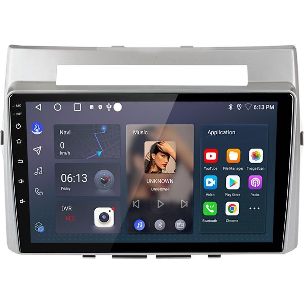 Radio Android Compatibile Con Toyota Verso 2004-2018 Carplay Android Auto Navi Bluetooth Dab+ Telecamera Posteriore 9 Pollici 64 Gb-image