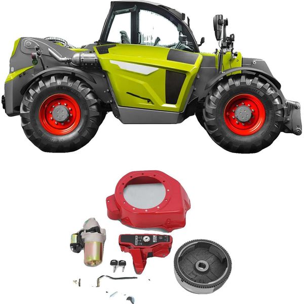 Kit Motorino Di Avviamento Con Volano, Diametro Volano 17 Cm, Tensione 12 V, Peso Netto 4,95 Kg, Dimensioni Dell'alloggiamento 30 X 23 Cm, Dimensioni Del Motore 17 X 11 Cm-image