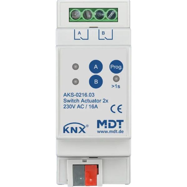 Mdt Knx Schaltaktor C-Last 2Fach 16 A Reg-image