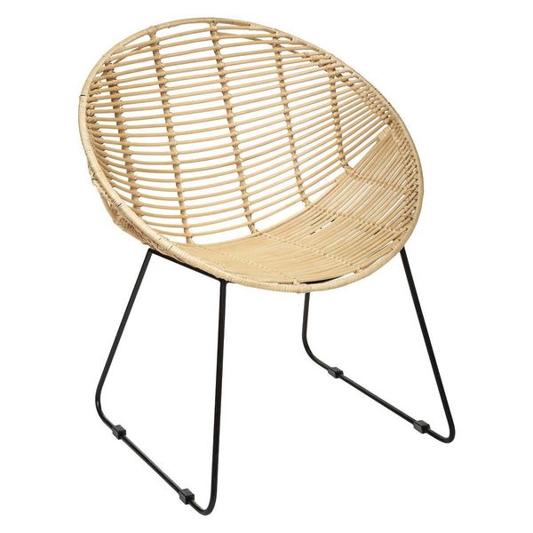 Sessel "Laora"" - Metall & Rattan - Atmosphera Interior Designer"-image
