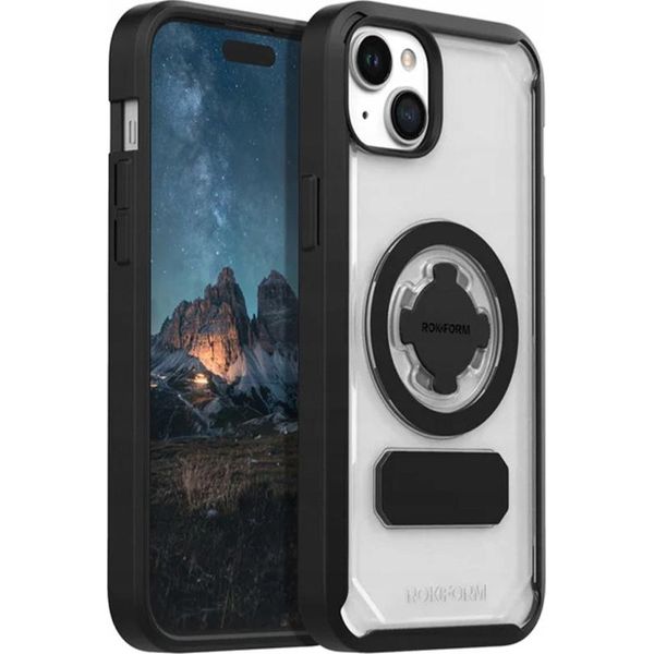 Rokform Crystal Case Mag Cover Protettiva Per Iphone 15 Plus, Trasparente-image