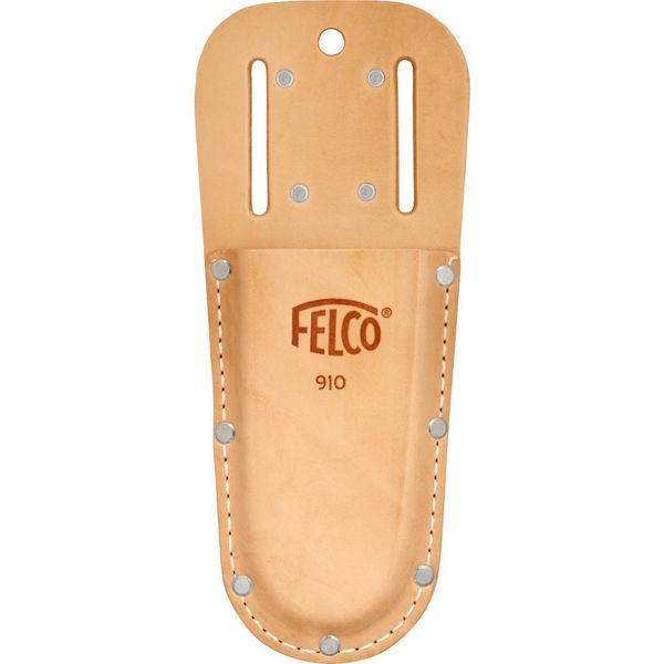 Felco 910- Portapacchi In Pelle N. 910 Con Clip Da Cintura, Naturale-image