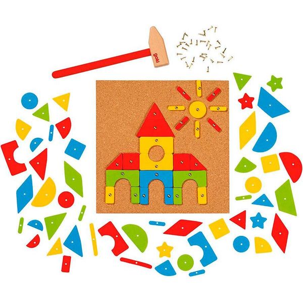 Goki 58578 Gioco Del Martello, Base, Colorato-image