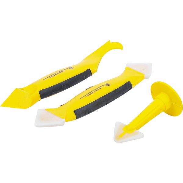 Kraftmann 85213 Set Di Spatole E Rimuovi Giunti In Silicone 3 Pz-image