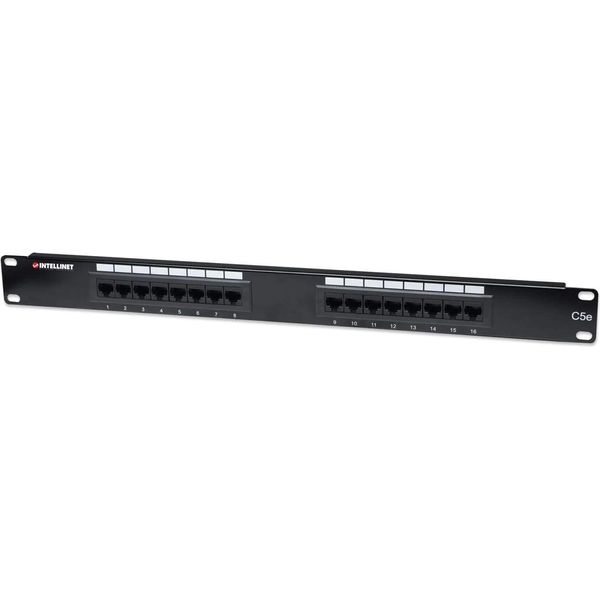 Intellinet 513548 Intellinet Patchpanel 1HE 16-Port Cat5E Utp Sw-image
