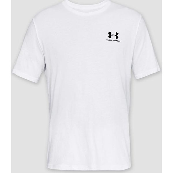 Under Armour Sportstyle Petto Sinistro Ss Bianco / / Nero L-image