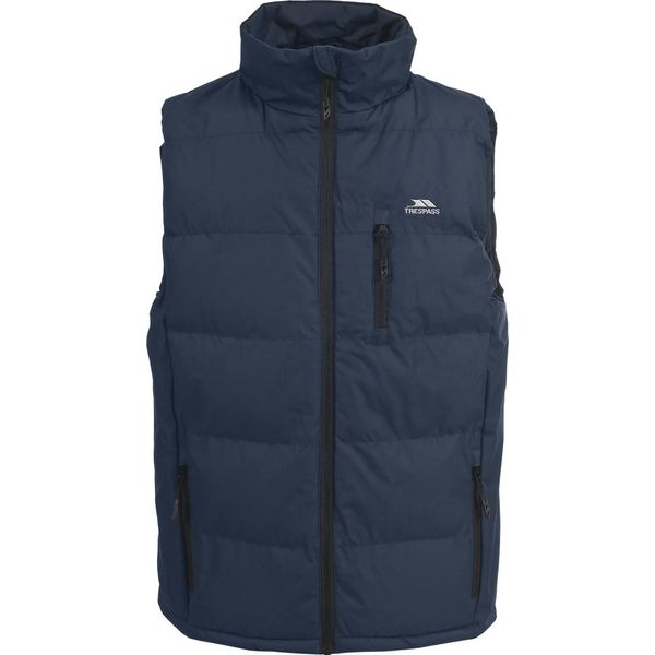 Gilet Trapuntato Da Uomo Trespass Clasp TP849 (2XS) (Blu Navy)-image