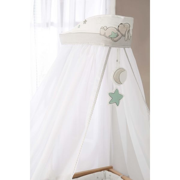 Set Letto Per Bambini Roba 4 Pezzi, "Sternenzauber®"", Set Letto Con Biancheria Da Letto 100X135 Cm, Paracolpi, Baldacchino"-image