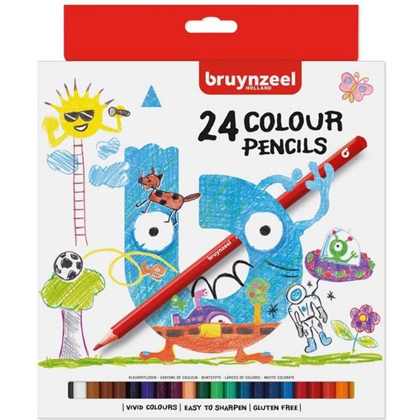 Bruynzeel 24 Matite Colorate Lunghe-image