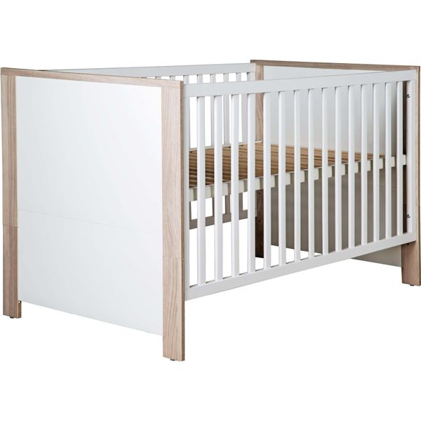 Set Camera Roba "Olaf"", 3 Pezzi, Luna Elm/Bianco, Incl. Letto Combinato 70X140 Cm, Fianchi Di Conversione, Contenitore"-image