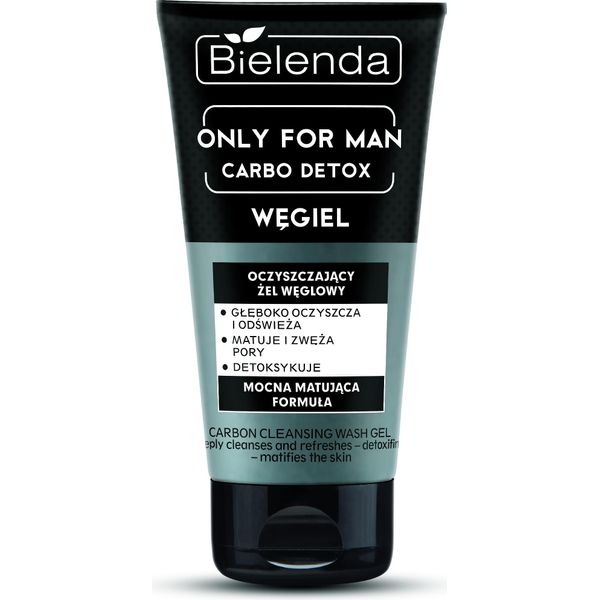 Bielenda Only For Men Carbo Detox Gel Detergente Al Carbone Vegetale 150G-image