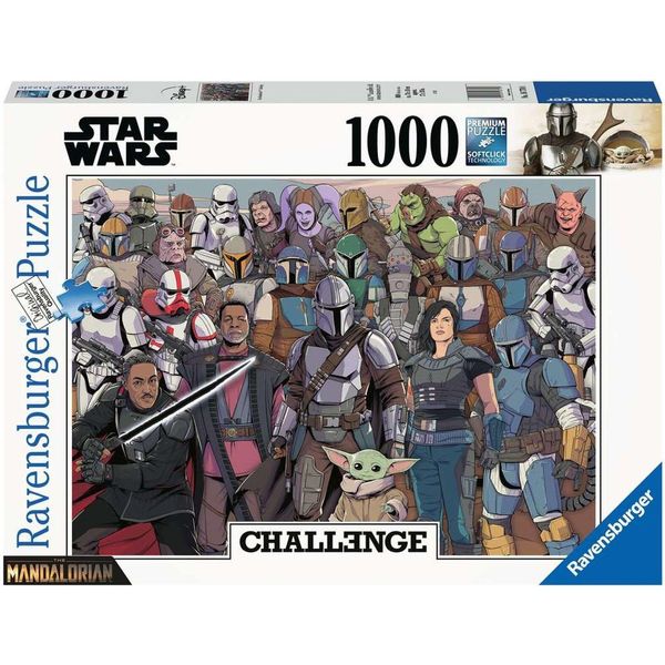 Ravensburger 16770 Ravensburger Star Wars Challenge Baby Yoda Puzzle 1000 Teile-image