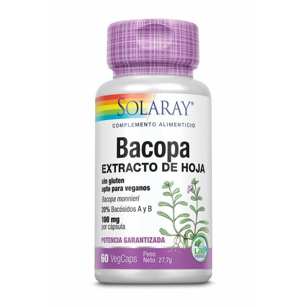 Solaray Bacopa 100 Mg 60 Capsule-image