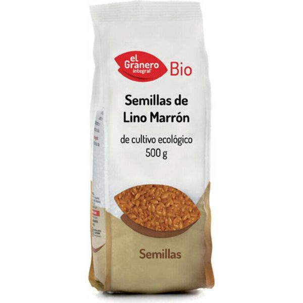 Granero Semi Di Lino Marroni Biologici 500G Tostati-image