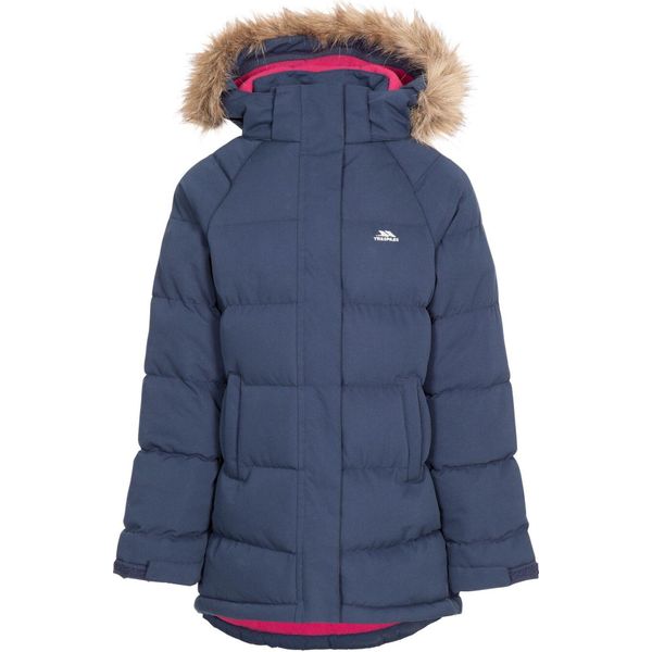 Trespass - Giacca Trapuntata "Unique"" Per Bambina TP5068 (116) (Blu Navy)"-image