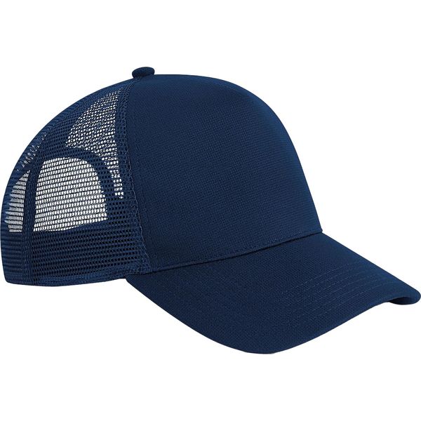 Beechfield - Cappello Trucker Snapback Per Uomini/Donne Unisex BC5375 (Taglia Unica) (Blu Scuro)-image