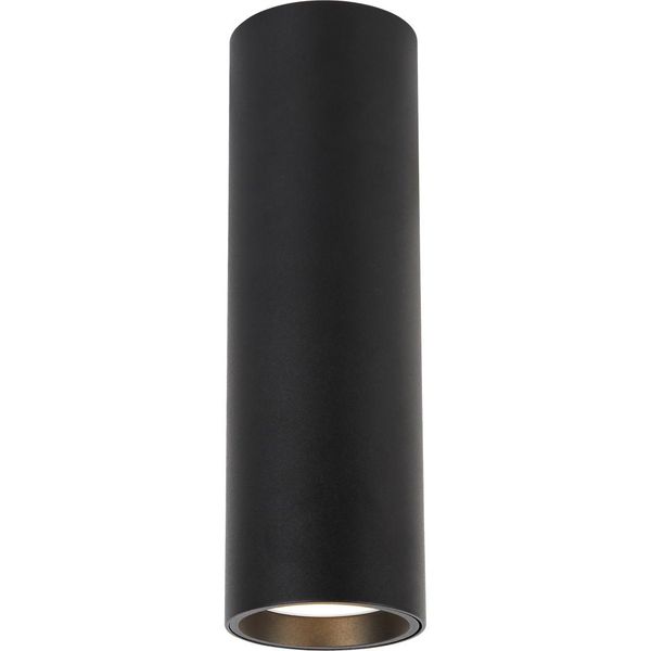 Spot A Soffitto Nero Rotondo 20 Cm 1Xgu10 8W Genesis Milagro-image