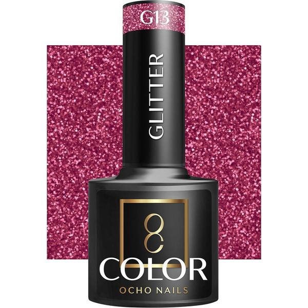Ocho Nails Smalto Ibrido Glitter G13 -5 G-image