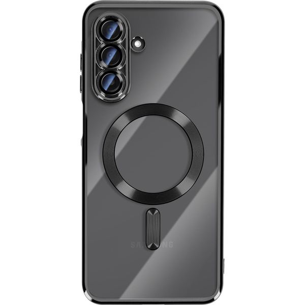 Avizar, Custodia Compatibile Con Galaxy A17 Magsafe Con Cornice Cromata, Nera-image