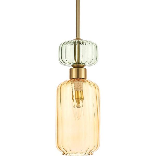 Lampada A Sospensione Molly 1 E14 Ambra – Milagro 1823-image