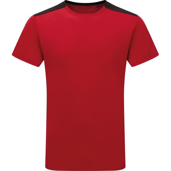 Tridri - Maglietta "Performance"" Per Uomo/Donna Unisex RW11146 (M) (Rosso Fuoco/Nero)"-image