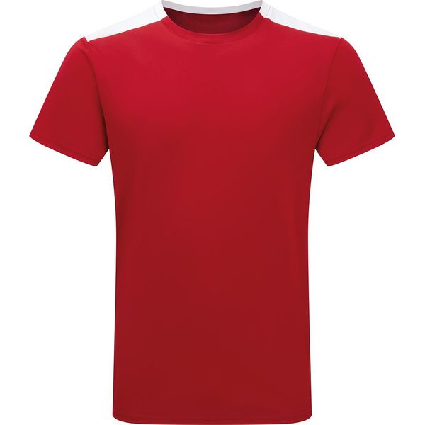 Tridri - Maglietta "Performance"" Per Uomo/Donna Unisex RW11146 (L) (Rosso Fuoco/Bianco)"-image