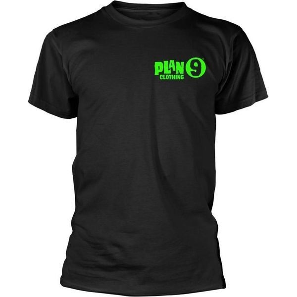 Plan 9 - Maglietta Per Uomo/Donna Unisex PH4908 (Xxl) (Nero/Verde)-image