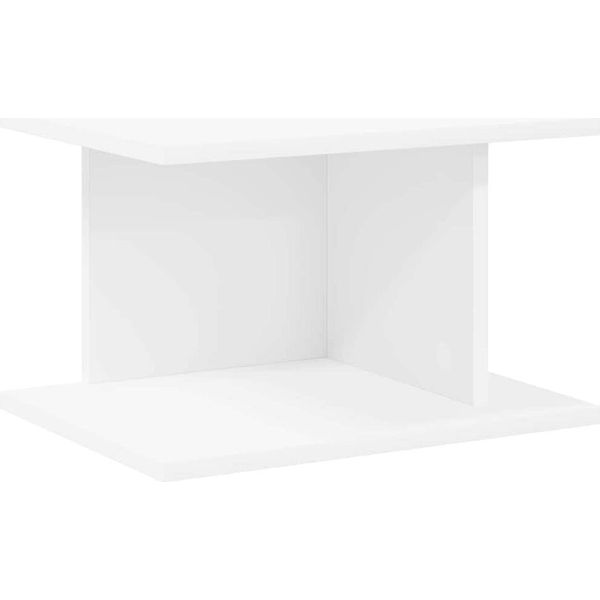 Syfax™ Comodino Bianco 40 X 30 X 25 Cm Legno Multistrato-image