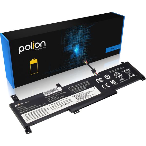 Batteria Per Laptop Lenovo L20M3PF0 3400 Mah, Originale Polion-image