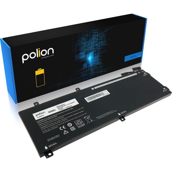 Batteria Per Laptop Dell H5H20 4800Mah Polion Originale-image