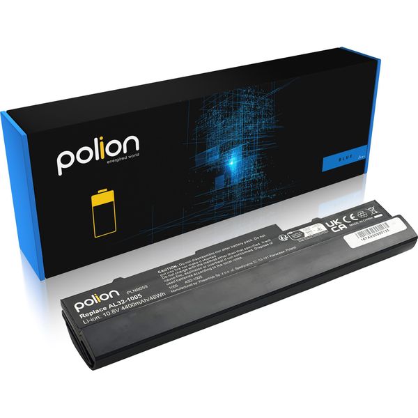 Batteria Per Laptop Polion 4400Mah Asus Eee Pc Nuova-image