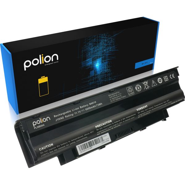 Batteria Per Laptop Polion 6600 Mah Per Dell Inspiron/Vostro-image