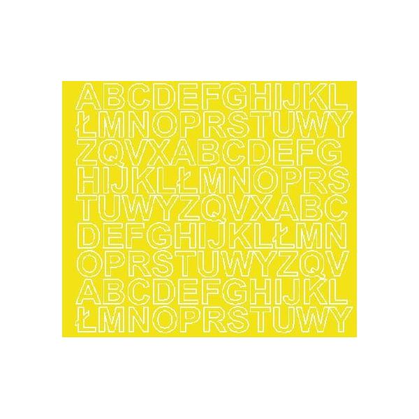 Adesivi Con Lettere Autoadesivi, 2 Cm, Giallo Brillante-image