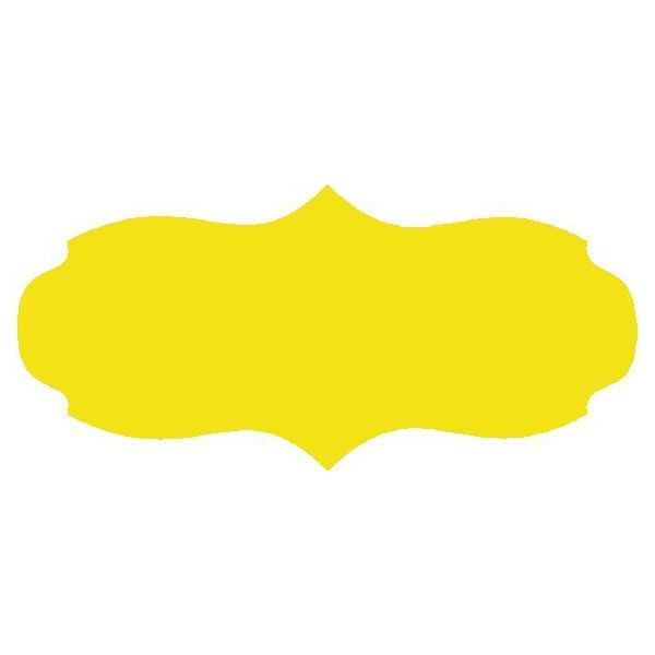 Etichette Per Barattoli Da Conservazione 7,5 X 3 Cm, 60 Pezzi, Giallo Opaco-image