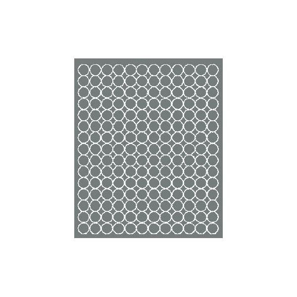 Adesivi Rotondi, Diametro 1,5 Cm, Puntini, 180 Pezzi, Grigio Opaco-image