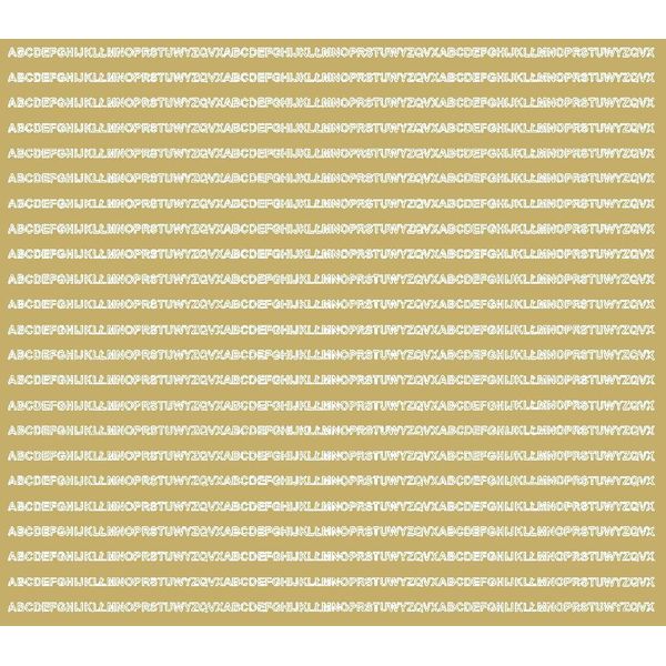 Adesivi Con Lettere Autoadesivi, 3 Mm, Color Oro Lucido-image