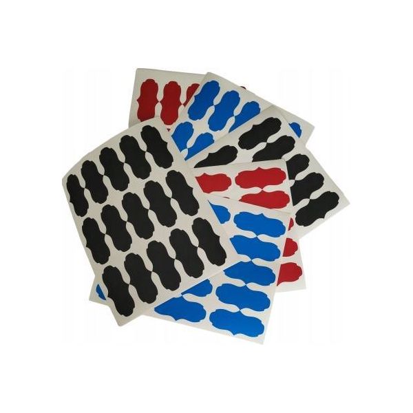 Etichette Per Barattoli, 7,5 X 3 Cm, Per Marmellate, 60 Pezzi, Bianco Opaco-image