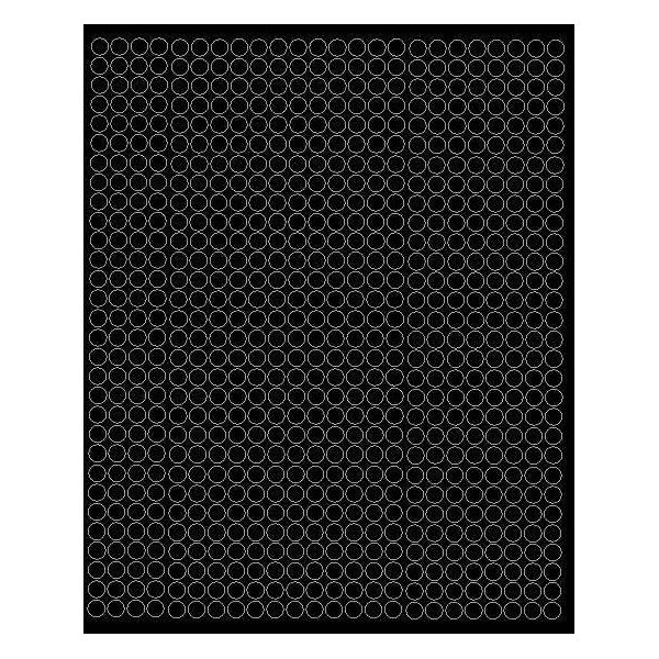 Adesivi Rotondi Da 7 Mm, 720 Pezzi, Nero Lucido-image
