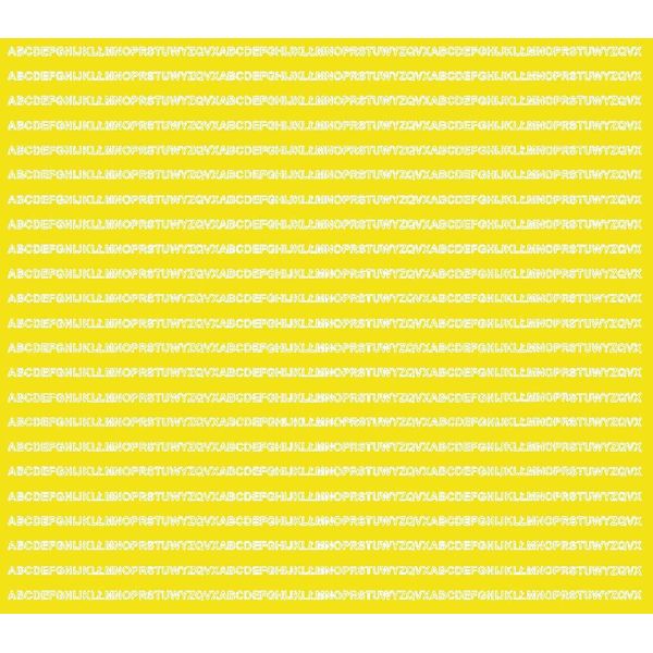 Adesivi Con Lettere Autoadesivi, 3 Mm, Giallo Opaco-image
