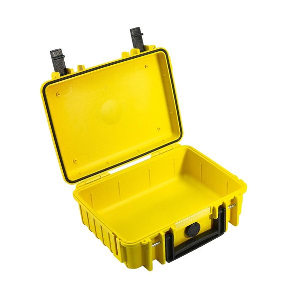 B&W Outdoor Case Type 1000 Gelb Mit Facheinteilung-image