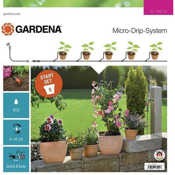 Gardena Micro-Drip-System Starter Set Flower Pots S - Micro-Drip-System Set-image